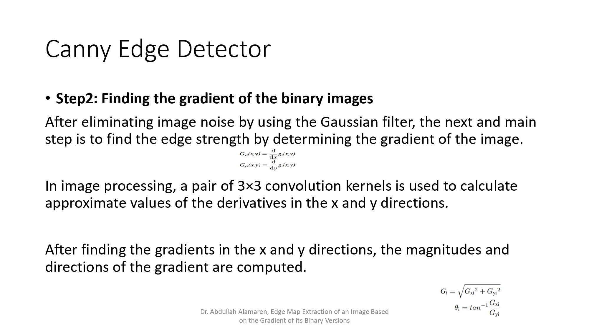 Gradient Calculation Step